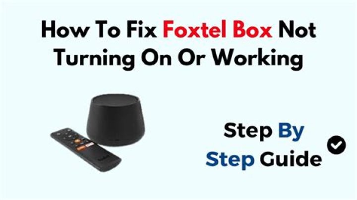 Why is my Foxtel guide not working?
