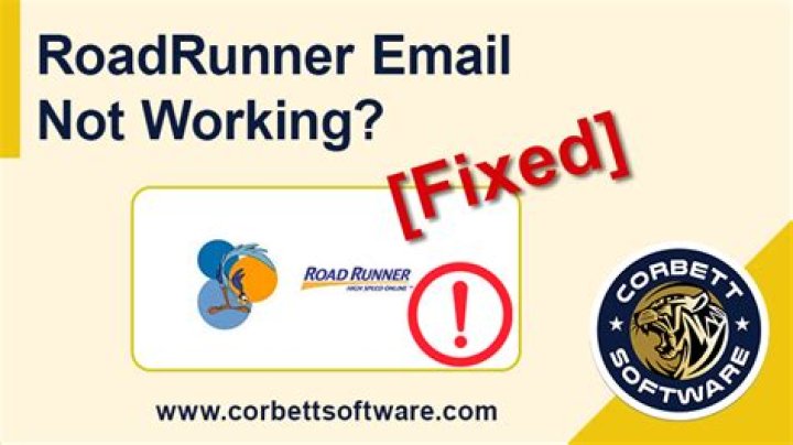 Why is my Road Runner email not working?