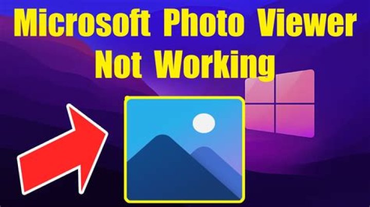 Why is photo viewer not working?