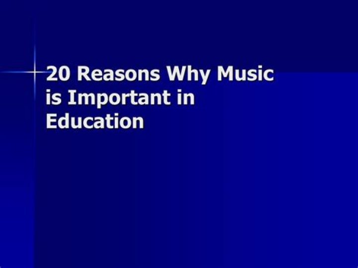 Why music is important in education?
