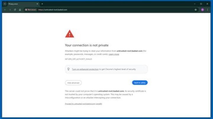 Why my Firefox is showing untrusted connection?