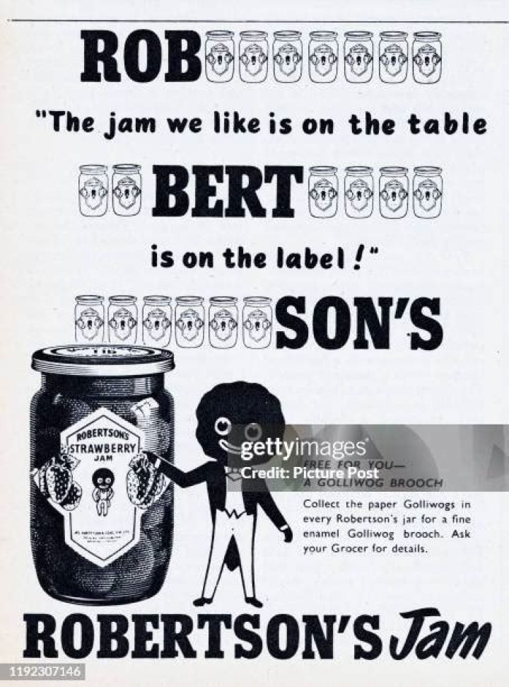 Why was there a golliwog on Robertsons jam?