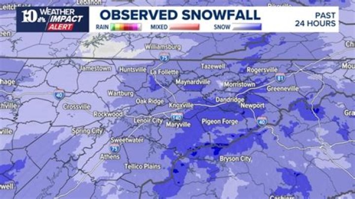 Will it snow in Tennessee 2022?