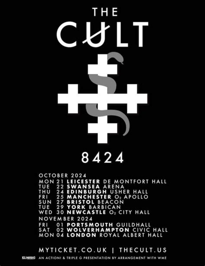 Will The Cult be touring in 2021?